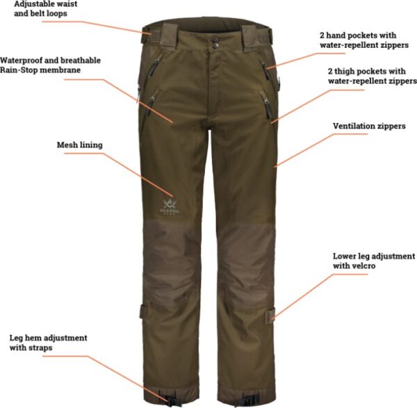 SUPERIOR Moss Brown jahipüksid