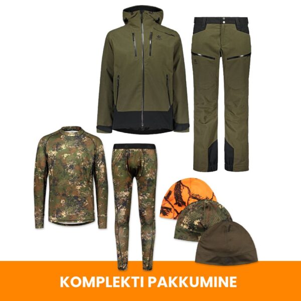APEX Green/Black PRO komplekti pakkumine (suurused XS, 2XL ja 3XL)