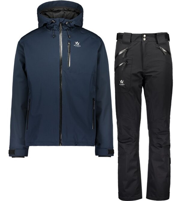 SEWARD sooja voodriga komplekt, sinine/must