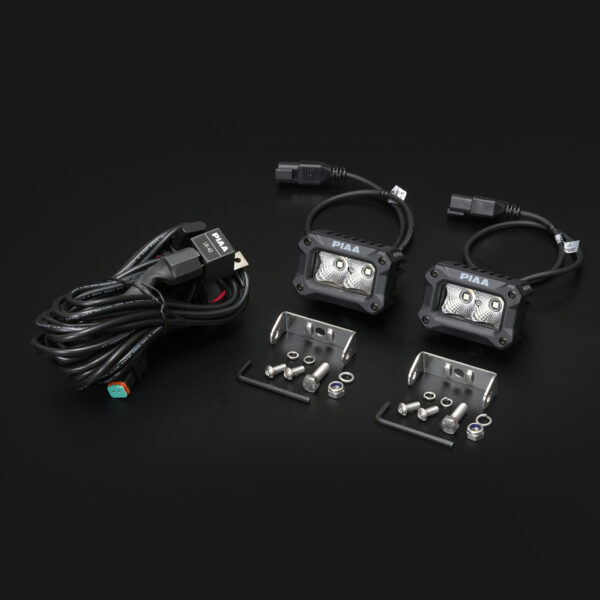 PIAA 3″ 5600K 12V 9.2W LED flood light pods kit