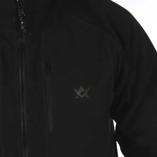 Raptor Reversible Elk Hunter kahepoolne fliisjakk, must/camo