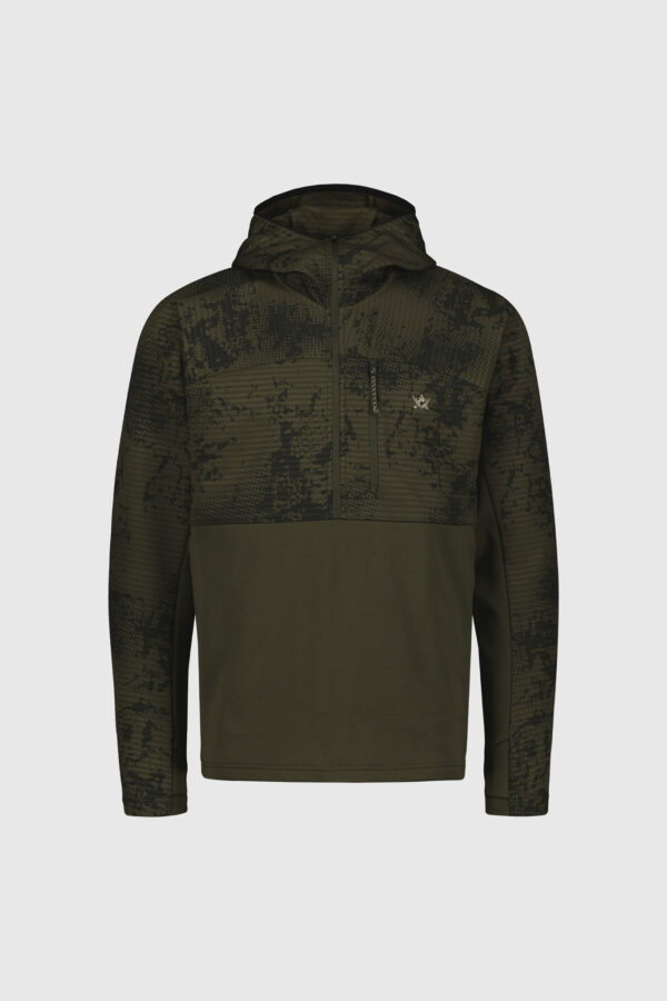 Alaska Active Hunter fliisjakk (kapuutsiga), night green blur