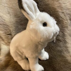 Kaisuloom "Jänes", valge (30 cm)