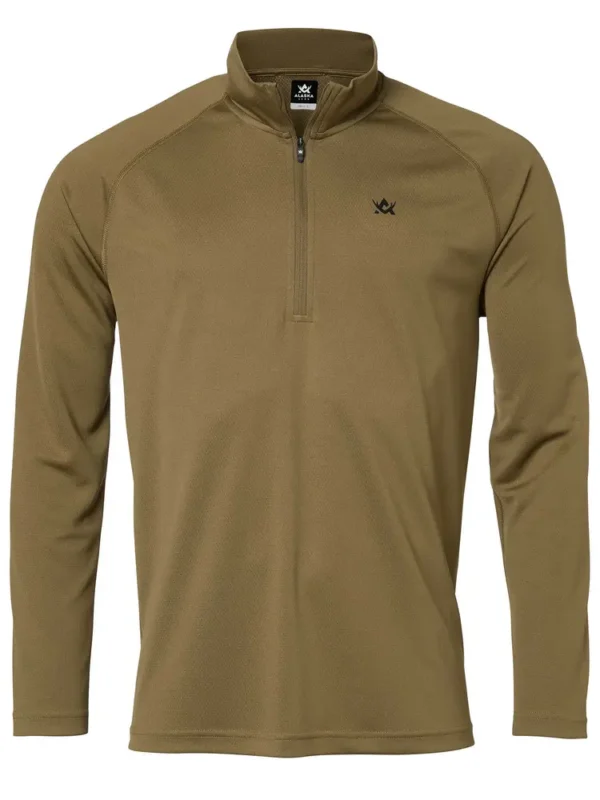 gravel Alaska CoolDry Half-Zip särk, Gravel